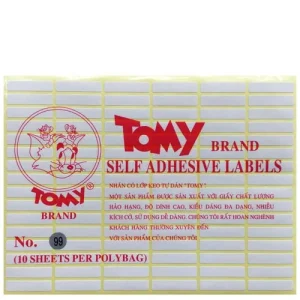 Decal Tomy A5 99 (7*31)