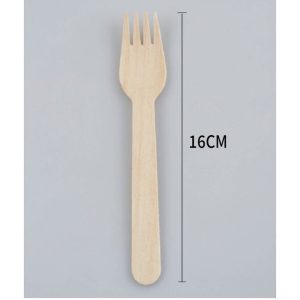 Dĩa/Nĩa gỗ 16cm (100c/túi)