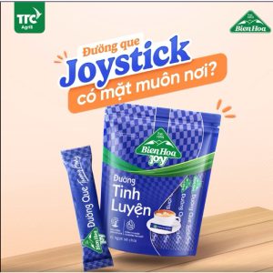 Đường que tinh luyện Biên Hòa gói 300g (50 que x 6g)