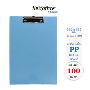 Bìa Trình ký đơn A4 PP FO-CB04 Xanh
