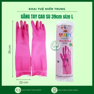 Găng tay cao su cầu vồng size M