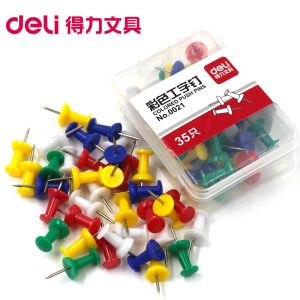 Ghim mũ nhựa màu Deli