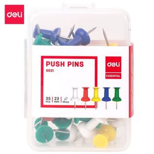 Ghim mũ nhựa màu Deli