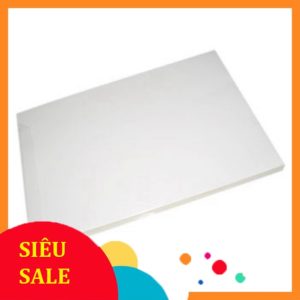 Giấy bìa màu trắng ofset khổ A4 (100 tờ/tập)