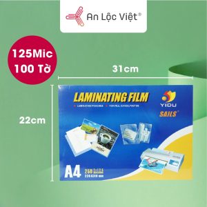 Giấy ép plastic A4 125mic (100 tờ/tệp)