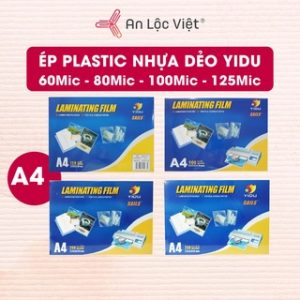 Giấy ép plastic A4 125mic (100 tờ/tệp)