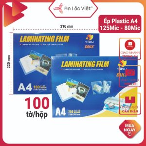 Giấy ép plastic A4 125mic (100 tờ/tệp)