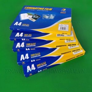 Giấy ép plastic A4 70mic tập 100 tờ