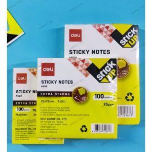 Giấy ghi chú 3x3 Deli A003 (12 tập/hộp)