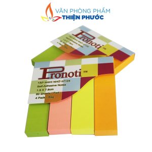 Giấy ghi chú 4 màu giấy Pronoti