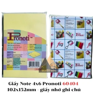 GIấy ghi chú 4x6 (10cm*15cm)Pronoti