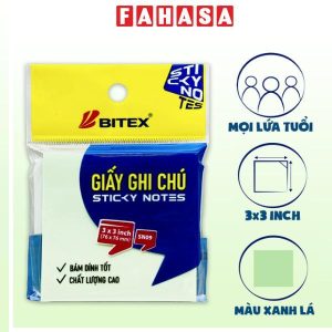 Giấy ghi chú Batos 3x3 (76*76MM)