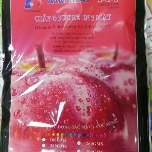 Giấy in ảnh 2 mặt bóng A4 Kim Mai (50 tờ/tập)