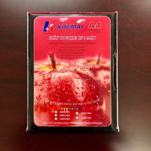Giấy in ảnh 2 mặt bóng A4 Kim Mai (50 tờ/tập)