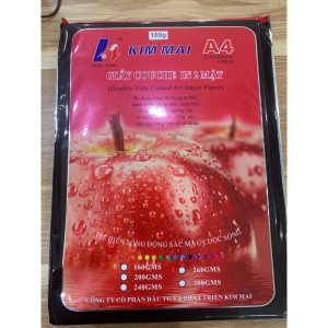 Giấy in ảnh Kim Mai Bóng 2 mặt 160