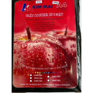 Giấy in ảnh Kim Mai Bóng 2 mặt 160