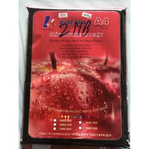 Giấy in ảnh Kim Mai Bóng 2 mặt 260