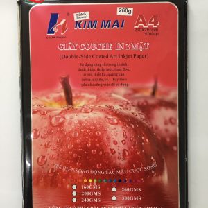 Giấy in ảnh Kim Mai Bóng 2 mặt 260