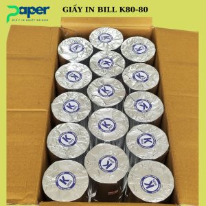 Giấy in nhiệt K80 cuộn to