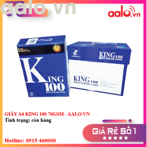 Giấy Photo A4 King 100