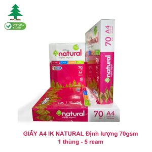 Giấy Photo A4 Natural 70G