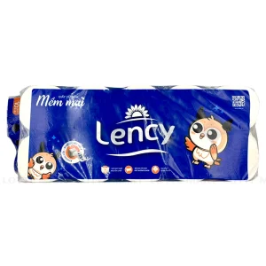 Giấy Vệ Sinh Lency 10 Cuộn Không Lõi