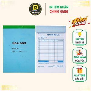 Hóa Đơn Bán Lẻ A5 2 Liên