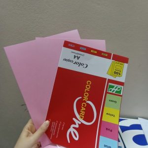 Bìa màu One A4-160 Hồng
