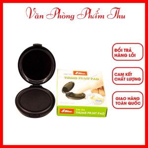Hộp dấu lăn tay Shiny SM-01 màu đen