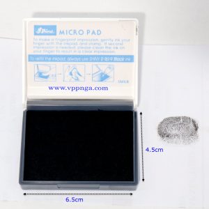 Hộp dấu lăn tay Shiny SM-01 màu đen