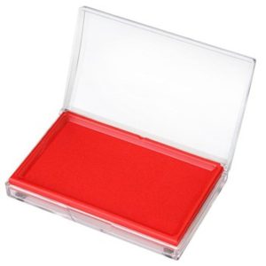 Hộp dấu lăn tay Shiny SM-01 màu đỏ