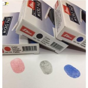 Hộp dấu lăn tay Shiny SM-01 màu xanh
