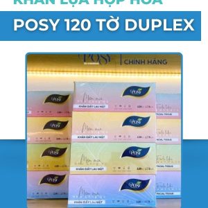 Khăn giấy hộp Posy 120 tờ (40 hộp/ thùng)