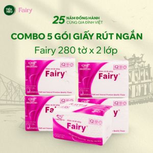 Khăn giấy lụa 2 lớp Fairy 280 tờ