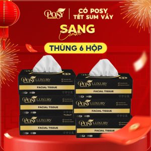 Khăn giấy rút Posy 180 tờ (48 gói/ thùng)