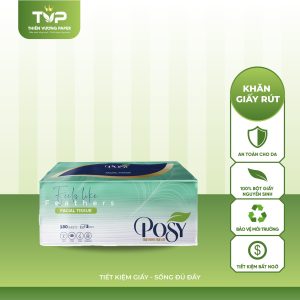 Khăn giấy rút Posy 180 tờ (48 gói/ thùng)