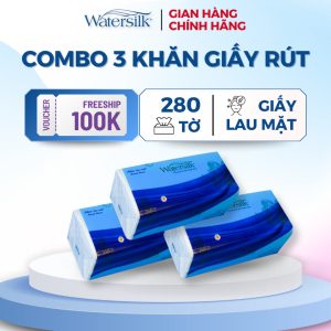 Khăn giấy rút WaterSilk 2 lớp 280