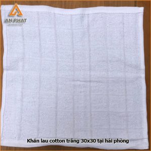 Khăn lau đa năng 30*30 trắng