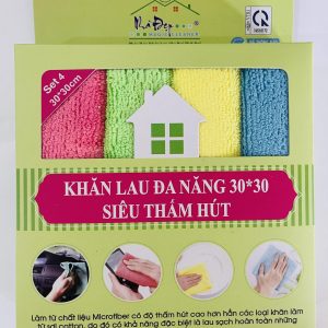 Khăn lau đa năng 30*50 tím