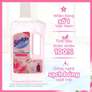 Lau Sàn Sunlight Hoa Lyly Và Hương Thảo 997ml