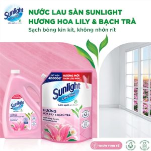 Lau Sàn Sunlight Hoa Lyly Và Hương Thảo 997ml