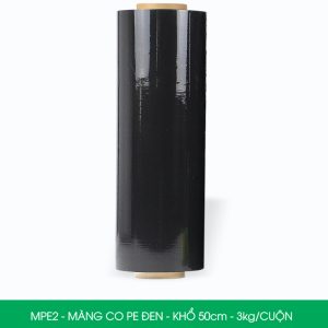 Màng PE Màu đen 50cm có lõi