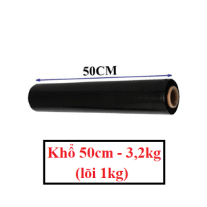 Màng PE Màu đen 50cm có lõi