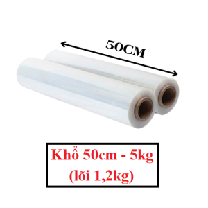Màng PE Màu trắng 50cm có lõi