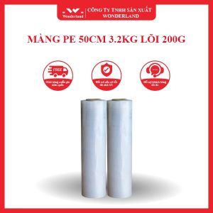 Màng PE Màu trắng 50cm có lõi