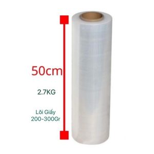 Màng PE Màu trắng 50cm có lõi