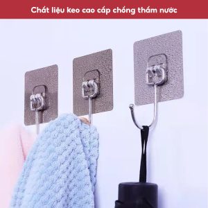 Móc dính tường to Inox