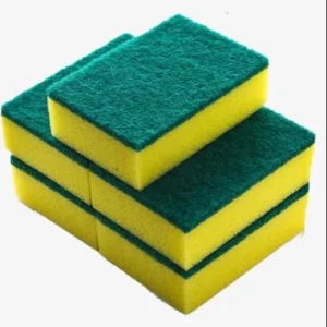 Mút Rửa Chén 2 Mặt Xanh Vàng