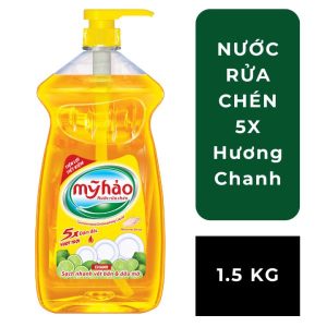 Nước rửa chén Mỹ Hảo hương chanh 1.5L