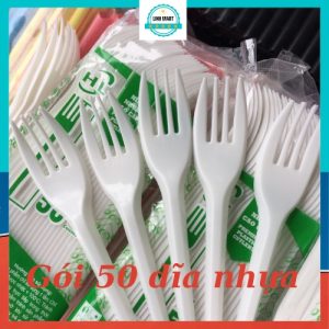 Nĩa nhựa dùng 1 lần (50c/túi)